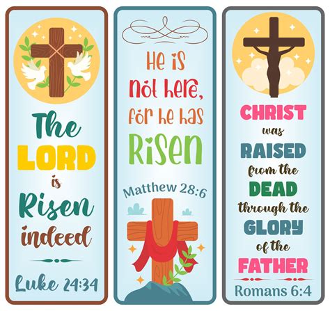 Free Printable Religious Easter Bookmarks