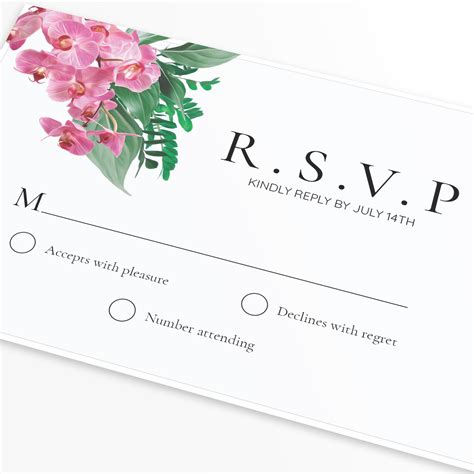 Free Printable Rsvp Cards