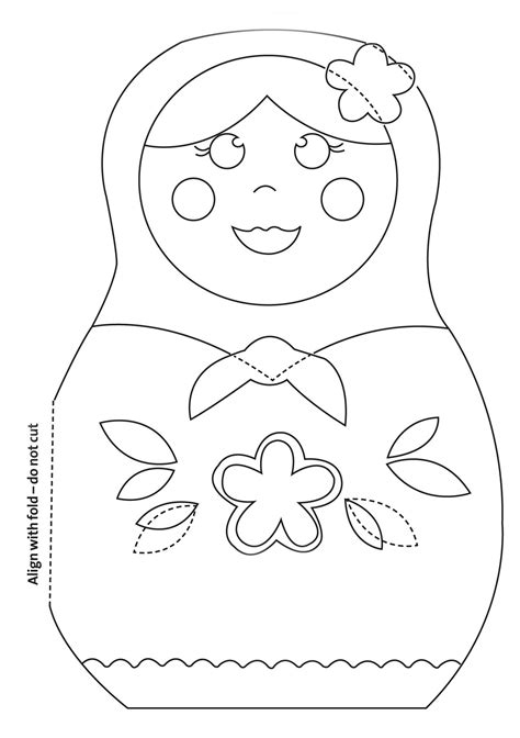 Free Printable Russian Doll Template