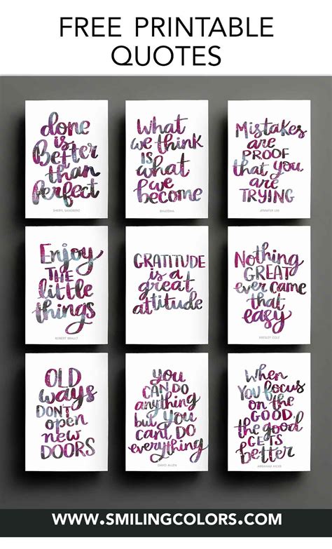 Free Printable Sayings