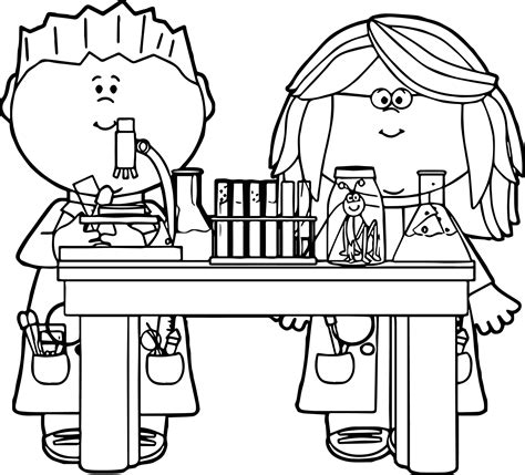Free Printable Science Coloring Pages