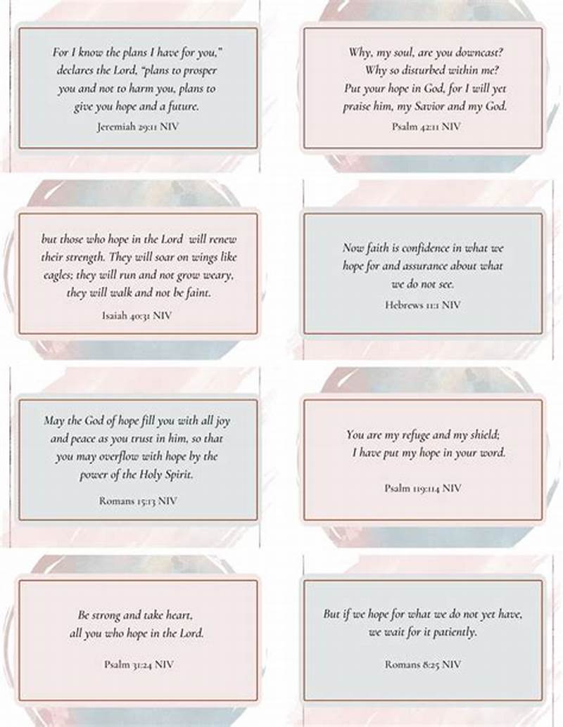 Free Printable Scripture