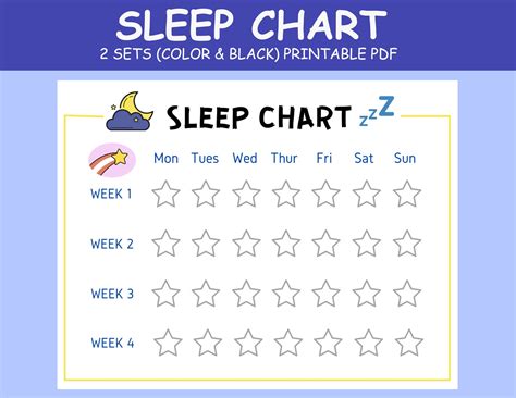 Free Printable Sleep Reward Chart
