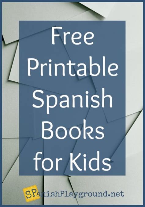 Free Printable Spanish Books