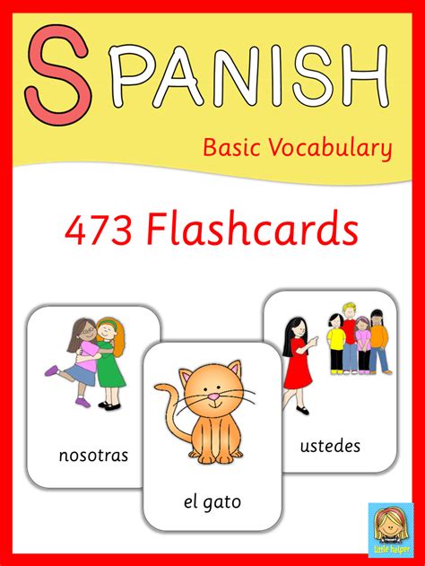 Free Printable Spanish Flashcards