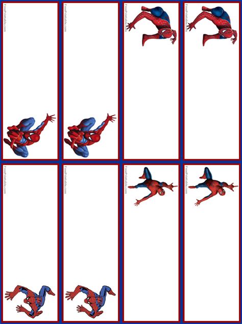 Free Printable Spider Man Name Tag