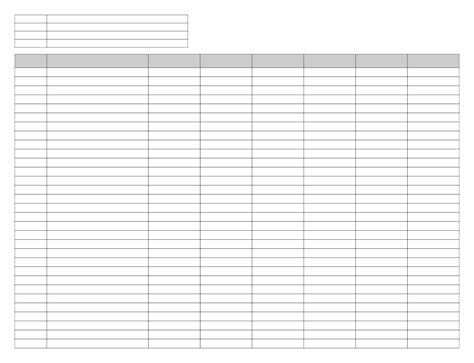 Free Printable Spreadsheet With Lines