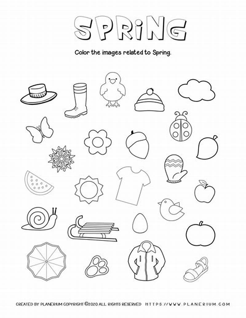 Free Printable Spring Activity Sheets