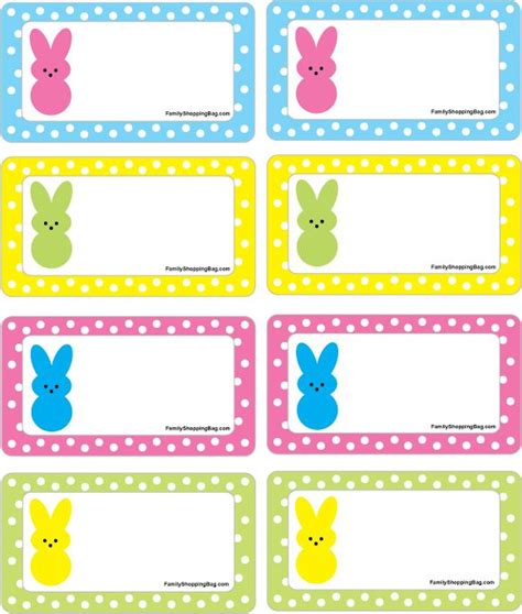 Free Printable Spring Name Tags