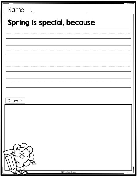 Free Printable Spring Writing Prompts