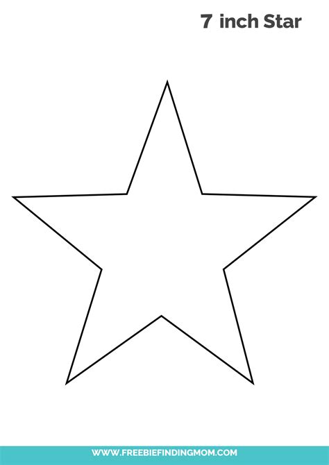 Free Printable Star Template Pdf