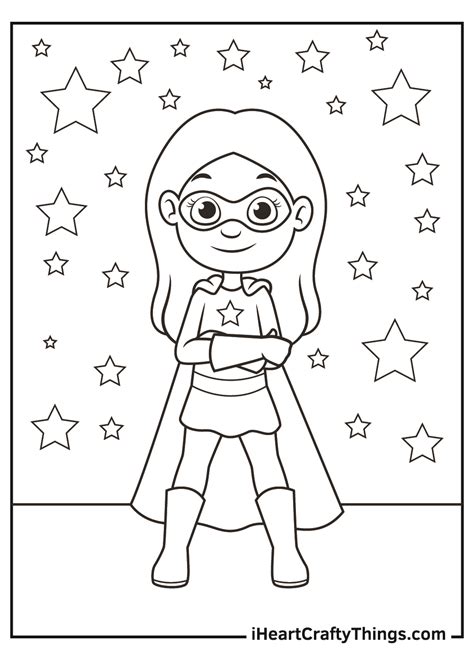 Free Printable Superhero Coloring Sheets