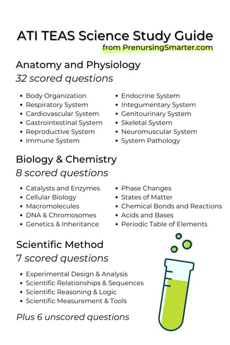 Free Printable Teas Test Study Guide