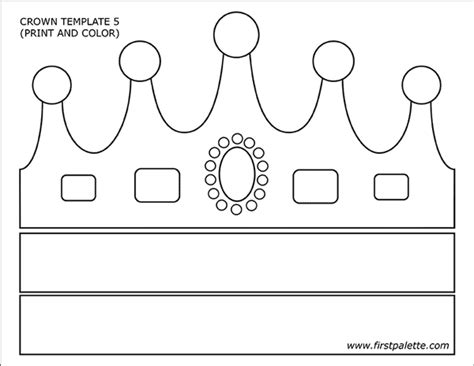 Free Printable Template For A Crown