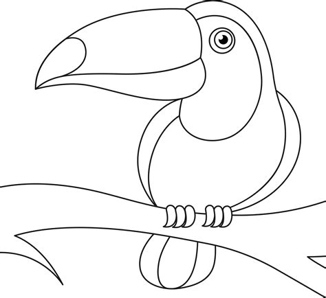 Free Printable Toucan Template