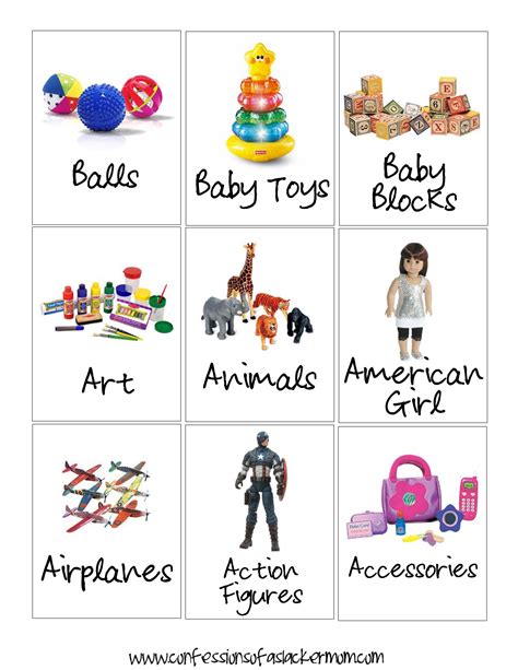 Free Printable Toy Labels