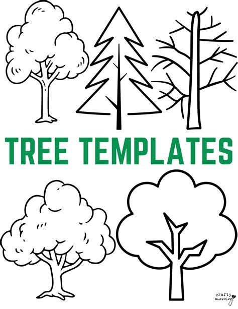 Free Printable Tree Template Color