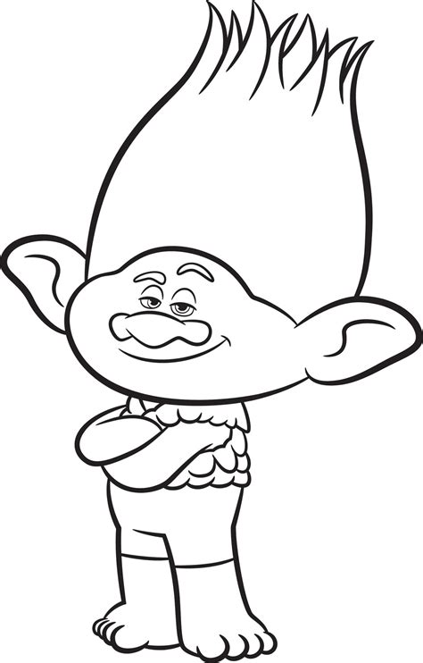 Free Printable Trolls Coloring Pages