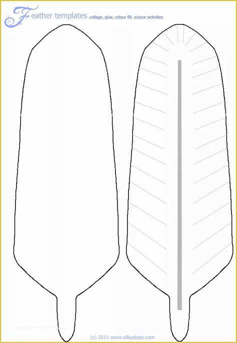 Free Printable Turkey And Feathers Template