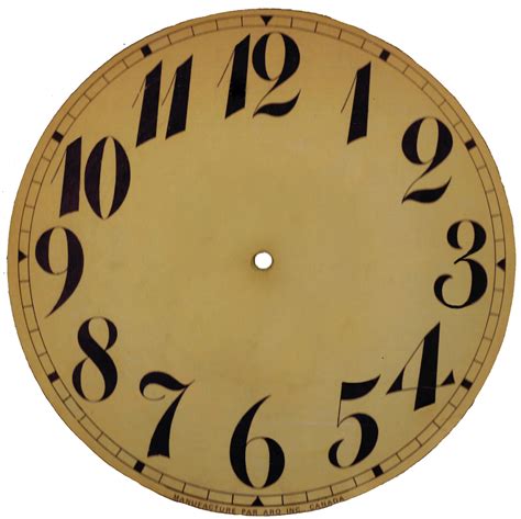 Free Printable Vintage Clock Face Printable