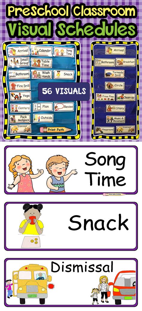 Free Printable Visual Schedule For Classroom