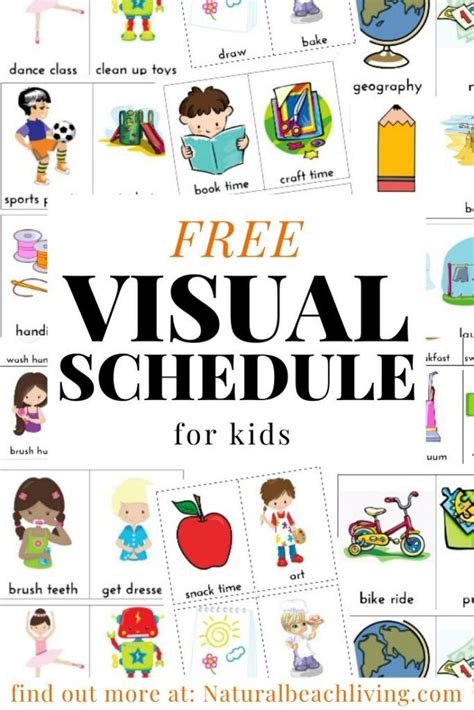 Free Printable Visual Schedule For Toddlers