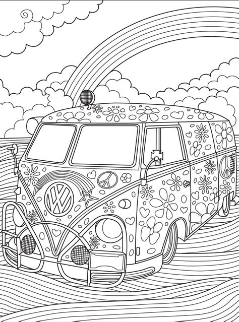 Free Printable Volkswagen Coloring Pages