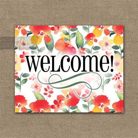 Free Printable Welcome Signs