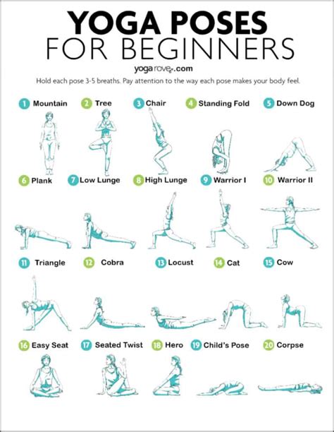 Free Printable Yoga Sequences