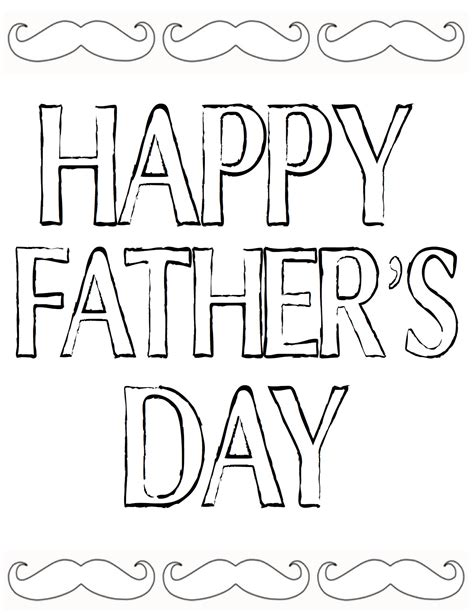 Free Printables For Father's Day