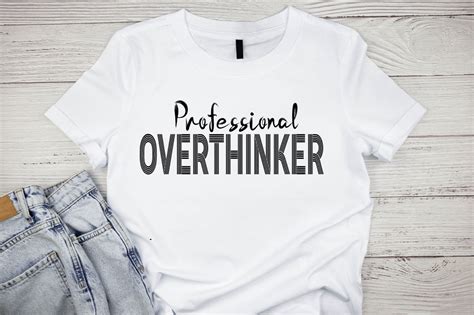 Download Free Professional overthinker SVG Printable