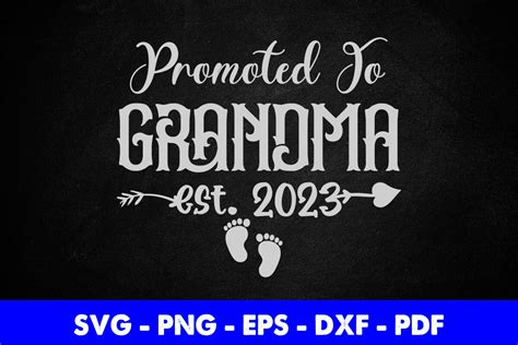 Download Free Promoted to Grandma SVG Cutting Files Commercial Use Free PSD Mockups