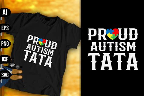 Download Free Proud Autism Tata Commercial Use DXF Files