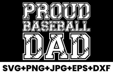 Download Free Proud Baseball Dad DXF Files