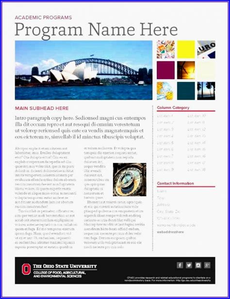 Business Newsletter Template Brochure Templates Creative Market