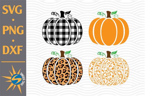 Download Free Pumpkin Pattern Monogram SVG, PNG, DXF Digital Files Include Images