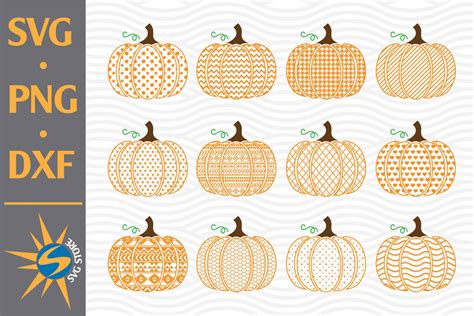 Download Free Pumpkin Pattern SVG, PNG, DXF Digital Files Include Creativefabrica DXF Files