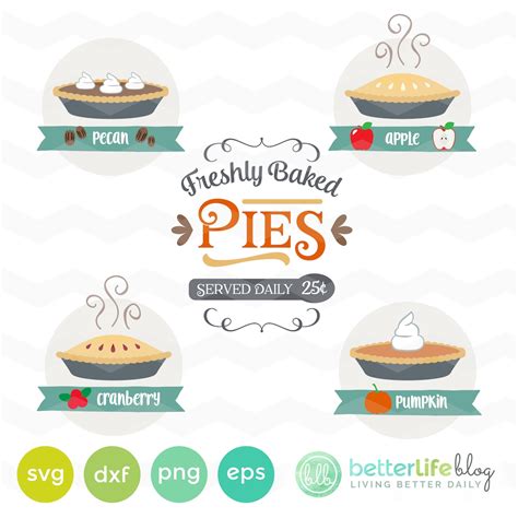 Download Free Pumpkin Pie - SVG File, DXF File Silhouette DXF Files