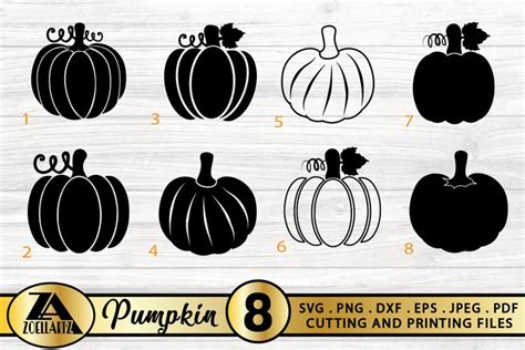 Download Free Pumpkin SVG Bundle DXF Files
