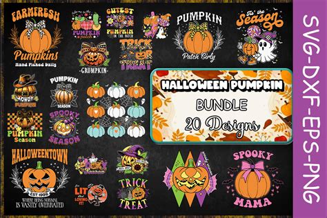 Download Free Pumpkin SVG Bundle For Crafts