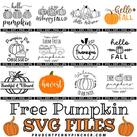 Download Free Pumpkin SVG Files For Crafts