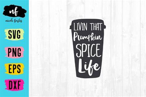 Download Free Pumpkin Spice For LifeSVG and DXF Cut File DXF Files
