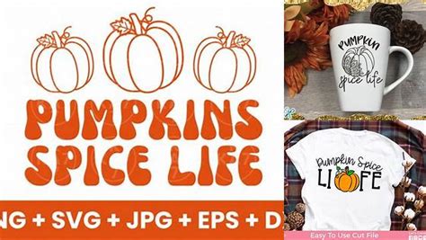Download Free Pumpkin Spice is Life SVG File| Fall SVG File For Silhouette
