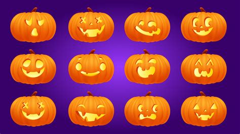 Download Free Pumpkin faces Commercial Use