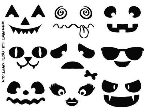Download Free Pumpkin faces Crafts