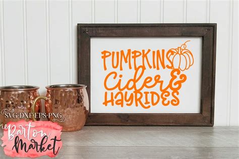 Download Free Pumpkins Cider Hayrides Files For Crafts
