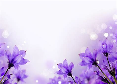 Download Free Purple Blue Flowered Background Papers DXF Files