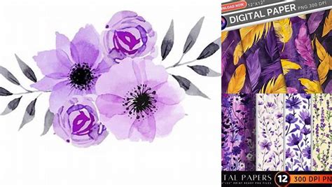 Download Free Purple Transparent Pattern Digital Backgrounds Files