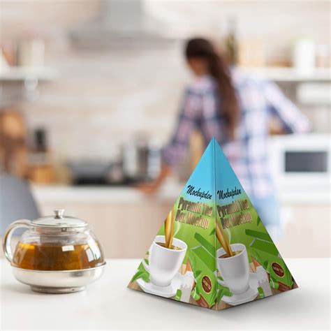 Download Free Pyramid Paper Box Mockup PSD Object Mockups Free PSD Mockups