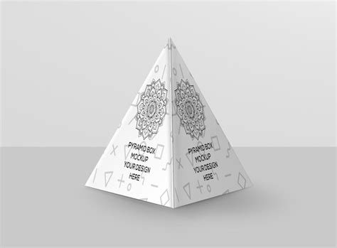 Download Free Pyramid Paper Box Mockup PSD Yellowimages.com Free Object Mockups PSD Files